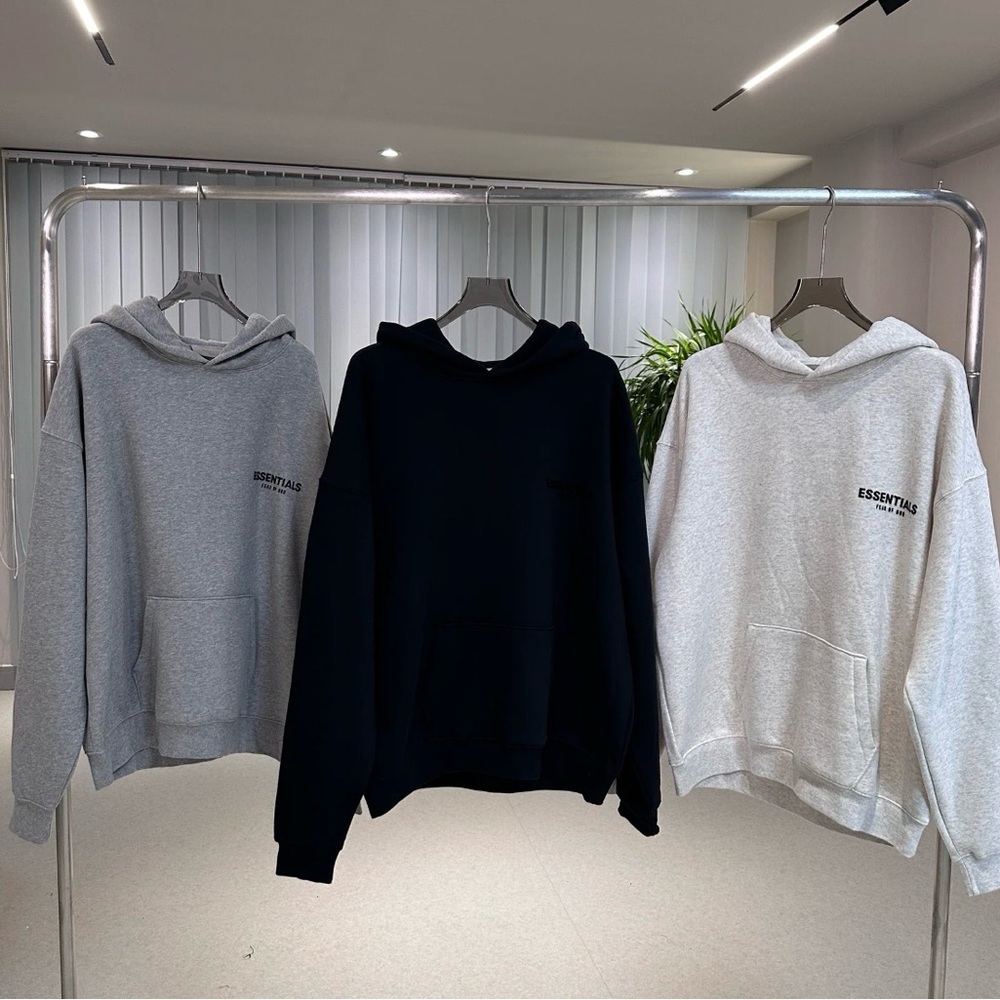 Essentials Men's Hoodie - Black, Gray, White